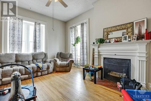 389 Edward Street S, Prescott, ON - Indoor Photo Showing Living Room With Fireplace