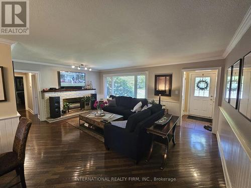 4014 Grapehill Avenue E, Burlington, ON - Indoor Photo Showing Living Room With Fireplace