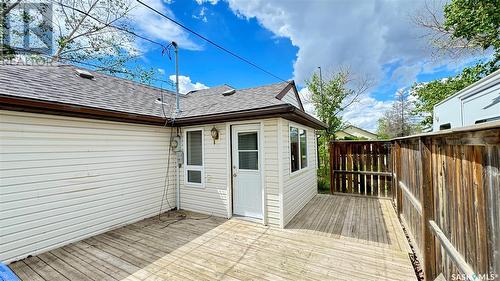 209 1St Street E, Dinsmore, SK - Outdoor With Deck Patio Veranda With Exterior