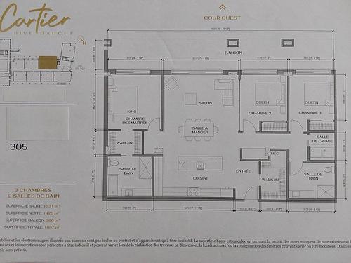 Plan (croquis) - 305-355 Ch. Ste-Foy, Québec (La Cité-Limoilou), QC - Other