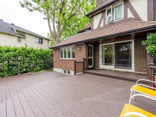 Backyard - 81 Av. Dunrae, Mont-Royal, QC - Outdoor With Deck Patio Veranda With Exterior