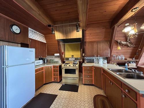 47 Mason Point Road, Rainy Lake, ON - Indoor Photo Showing Kitchen With Double Sink