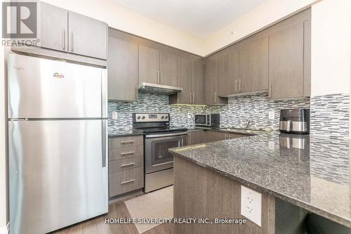 1101 - 45 Yorkland Boulevard E, Brampton, ON - Indoor Photo Showing Kitchen With Upgraded Kitchen