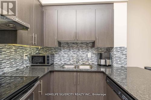 1101 - 45 Yorkland Boulevard E, Brampton, ON - Indoor Photo Showing Kitchen With Double Sink With Upgraded Kitchen