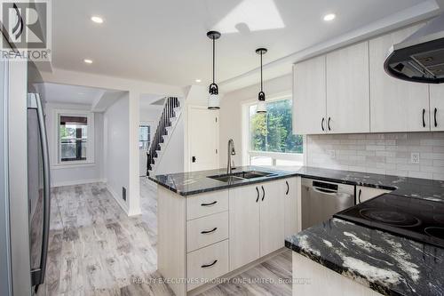 152 Main Street W, Shelburne, ON - Indoor Photo Showing Kitchen With Double Sink With Upgraded Kitchen