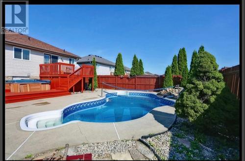 4198 Zurich Avenue E, Windsor, ON - Outdoor With In Ground Pool With Deck Patio Veranda With Backyard