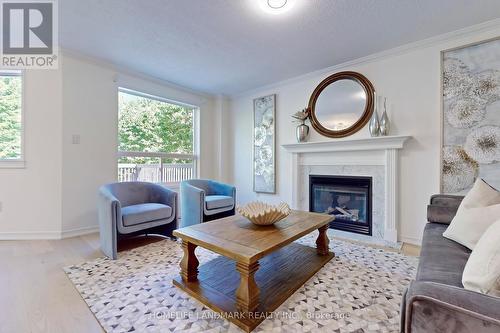 30 Ambler Bay, Barrie (Georgian Drive), ON - Indoor Photo Showing Living Room With Fireplace