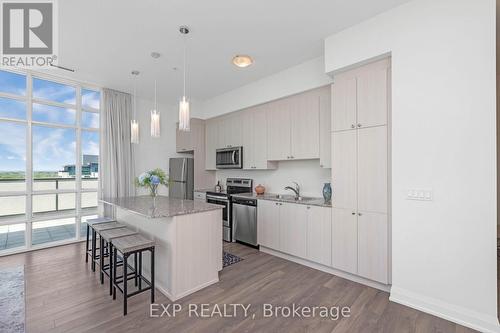 1202 - 65 Yorkland Boulevard N, Brampton, ON - Indoor Photo Showing Kitchen With Double Sink