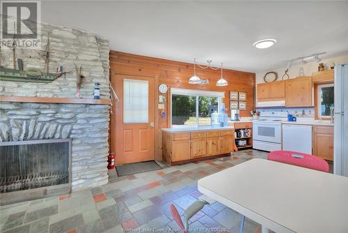 67 East Shore Road, Pelee Island, ON - Indoor With Fireplace