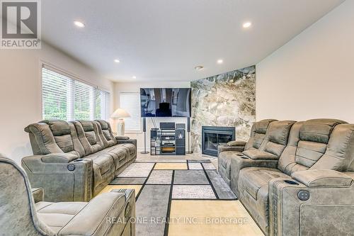 1359 Saddler Circle, Oakville, ON - Indoor Photo Showing Living Room With Fireplace