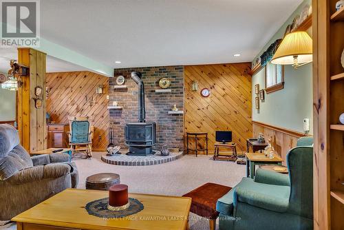 328 Port Colony Road, Kawartha Lakes, ON - Indoor With Fireplace