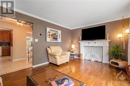 26 Melanie Crescent, Kanata, ON - Indoor Photo Showing Living Room With Fireplace