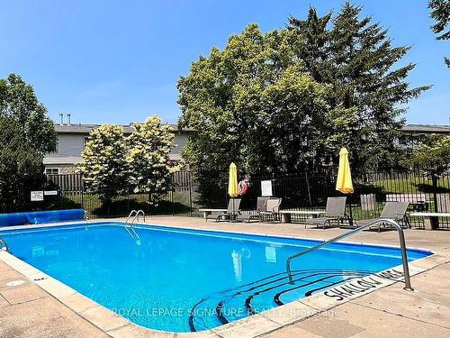 63-3400 Rhonda Valley Blvd, Mississauga, ON - Outdoor With In Ground Pool With Backyard
