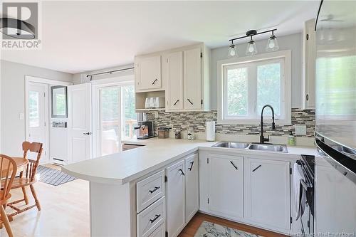 954 Route 10, Noonan, NB - Indoor Photo Showing Kitchen With Double Sink