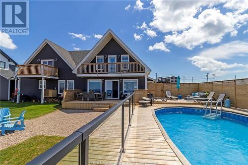 12 Macon Lane, Cap Pele, NB - Outdoor With In Ground Pool With Balcony