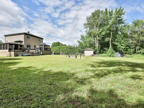 Cour - 349 Ch. Pierre-Laporte, L'Ange-Gardien, QC - Outdoor With Deck Patio Veranda