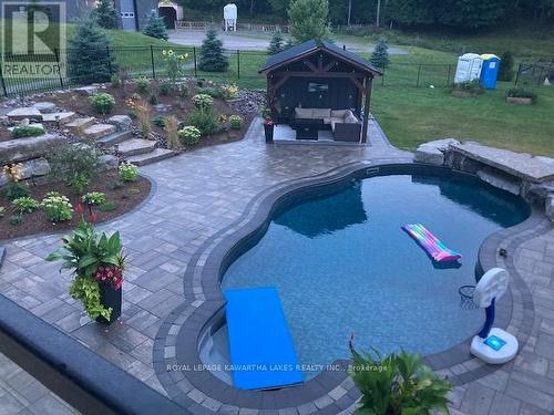 95 Centreline Road, Kawartha Lakes, ON - Outdoor With In Ground Pool With Deck Patio Veranda