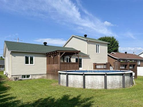 Back facade - 631 204E Rue, Shawinigan, QC - Outdoor With Above Ground Pool With Exterior