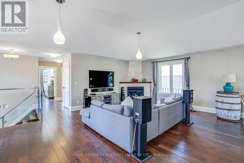 194 Sylvan Avenue, Toronto, ON - Indoor Photo Showing Living Room With Fireplace