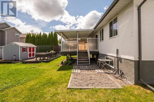 6913 St Anthony Crescent, Prince George, BC - Outdoor With Deck Patio Veranda With Exterior