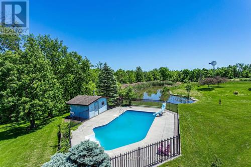 15260 Furnival Road, West Elgin, ON - Outdoor With In Ground Pool With Backyard