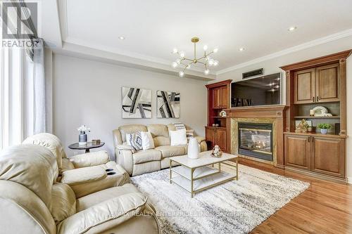 3303 Fox Run Circle, Oakville, ON - Indoor Photo Showing Living Room With Fireplace
