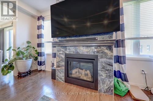 50 Crows Nest Lane, Clarington, ON - Indoor Photo Showing Living Room With Fireplace