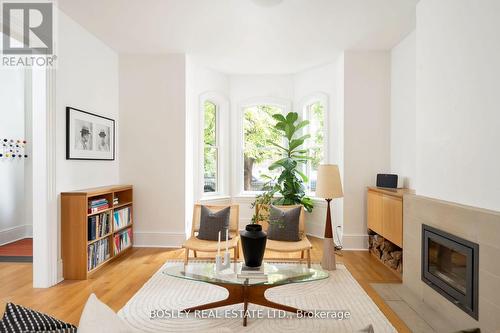 29 Beaconsfield Avenue, Toronto, ON - Indoor Photo Showing Living Room With Fireplace