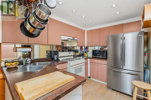 14 Mallingham Court, Toronto, ON - Indoor Photo Showing Kitchen With Double Sink