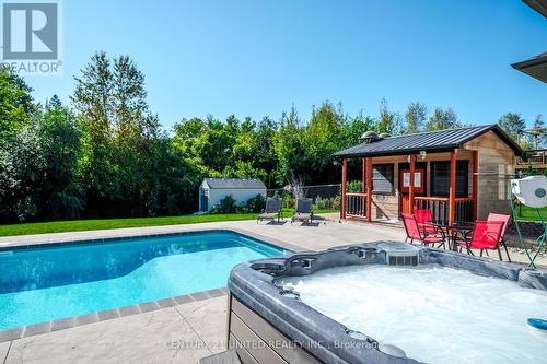 435 Raymond Street, Peterborough, ON - Outdoor With In Ground Pool With Backyard