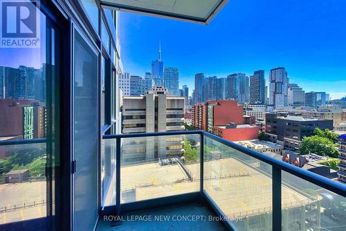 1313 - 210 Simcoe Street, Toronto, ON - Outdoor With Balcony With View
