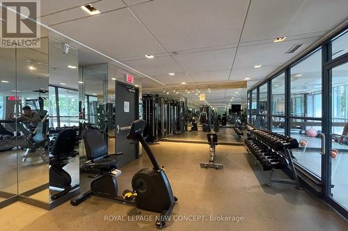 1313 - 210 Simcoe Street, Toronto, ON - Indoor Photo Showing Gym Room