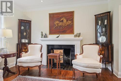 3 Burnham Road, Toronto, ON - Indoor Photo Showing Living Room With Fireplace