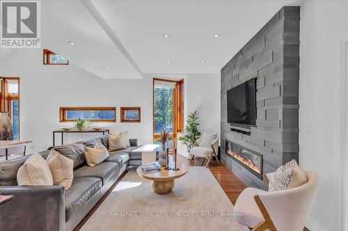 121 Horsham Avenue, Toronto, ON - Indoor Photo Showing Living Room With Fireplace