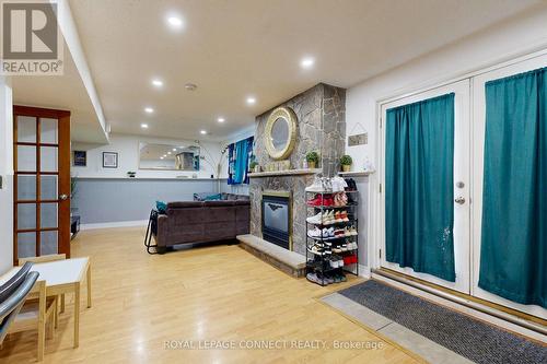 166 Harmony Road S, Oshawa, ON - Indoor With Fireplace