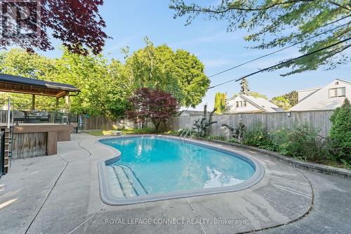 23 Penetang Crescent, Toronto, ON - Outdoor With In Ground Pool With Backyard