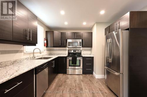 Main - 203 Cromwell Avenue, Oshawa, ON - Indoor Photo Showing Kitchen With Stainless Steel Kitchen With Upgraded Kitchen