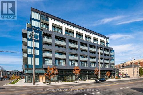 215 - 4208 Dundas Street W, Toronto (Edenbridge-Humber Valley), ON - Outdoor With Balcony With Facade