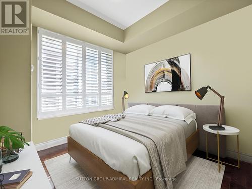 1210 - 2 Clairtrell Road, Toronto, ON - Indoor Photo Showing Bedroom