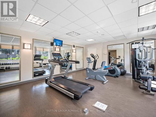 1210 - 2 Clairtrell Road, Toronto, ON - Indoor Photo Showing Gym Room