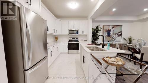 35 Christopher Court, London, ON - Indoor Photo Showing Kitchen With Double Sink