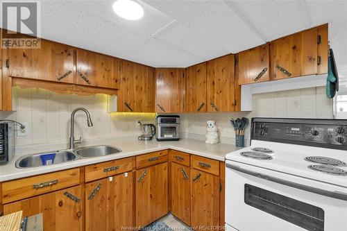 1780 Ford Boulevard, Windsor, ON - Indoor Photo Showing Kitchen With Double Sink