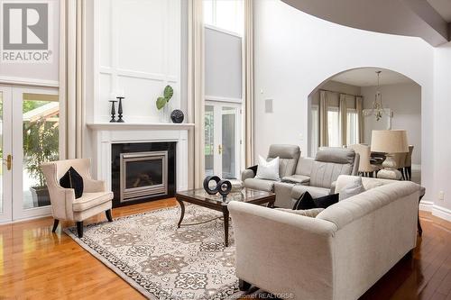 2160 Normandy Street, Lasalle, ON - Indoor Photo Showing Living Room With Fireplace