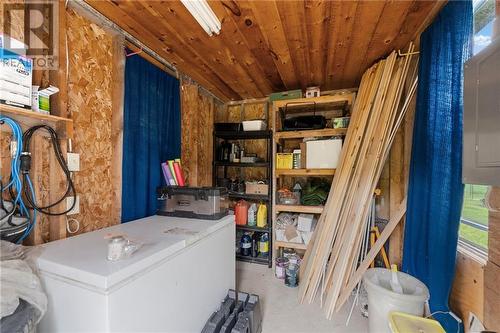 Blue storage shed - 60 Sebastopol Drive, Foymount, ON - Indoor