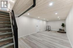 Fully renovated basement rec room, including insulation - 