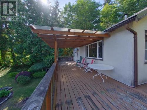 12227 Scotch Fir Point Road, Powell River, BC - Outdoor With Deck Patio Veranda With Exterior