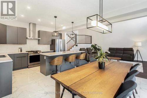 23 Tindall Crescent, East Luther Grand Valley, ON - Indoor Photo Showing Kitchen With Stainless Steel Kitchen With Upgraded Kitchen