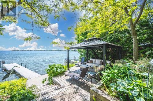 865 Adams Road, Innisfil, ON - Outdoor With Body Of Water With Deck Patio Veranda With View