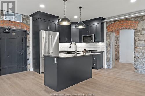 247 Brock Street Unit# 102, Amherstburg, ON - Indoor Photo Showing Kitchen With Upgraded Kitchen