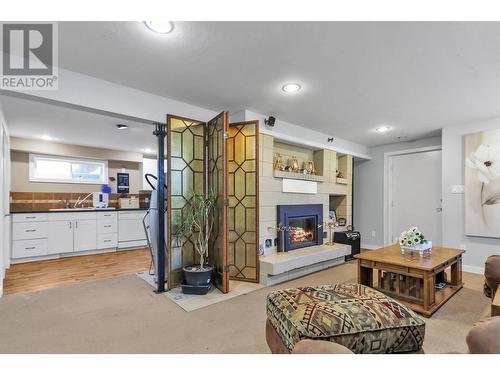 2130 Peters Road, West Kelowna, BC - Indoor With Fireplace